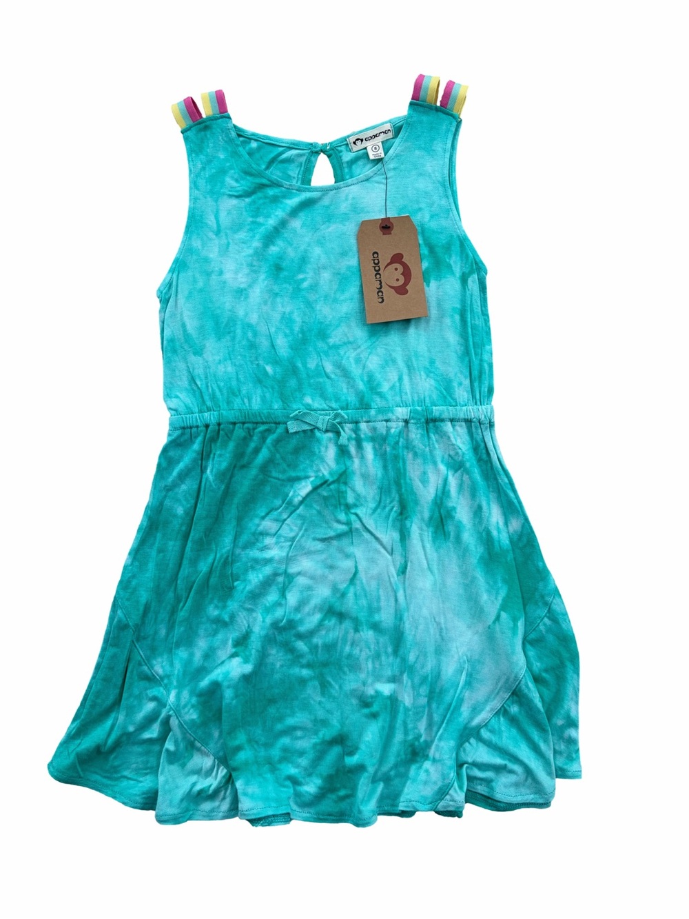 Appaman NWT Size 8 Aqua Tie Dye Sea Tinos Tank Dress